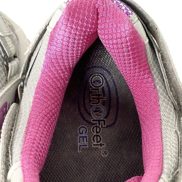 Orthofeet Biofit Womens Verve Orthopedic Athletic Shoes Grey Fuchsia Size 11.5 - Picture 12 of 13